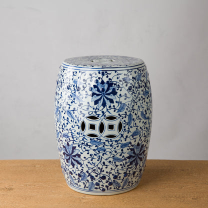 Chinoiserie Garden Stool