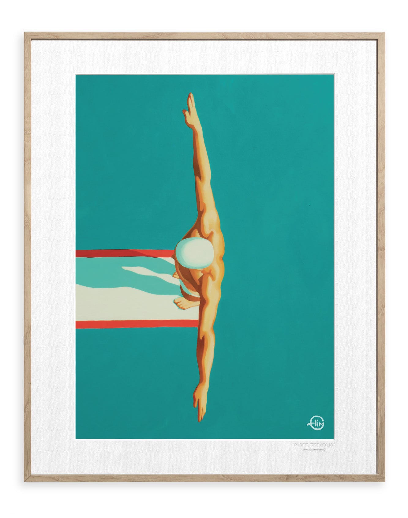 Art print: Emilie Arnoux - Plongeur 2