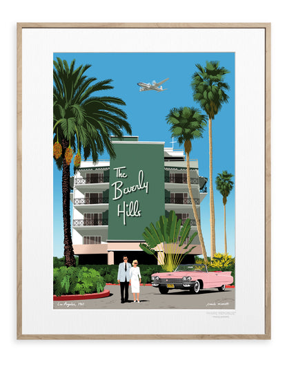 Art print: Mariotti - Beverly Hills Hotel