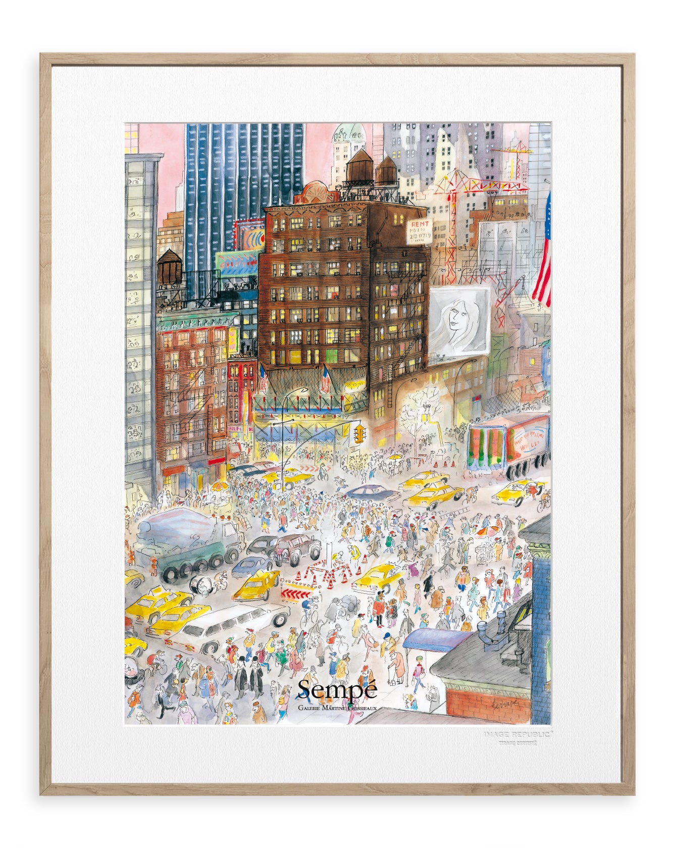 Art print: Sempé - New York