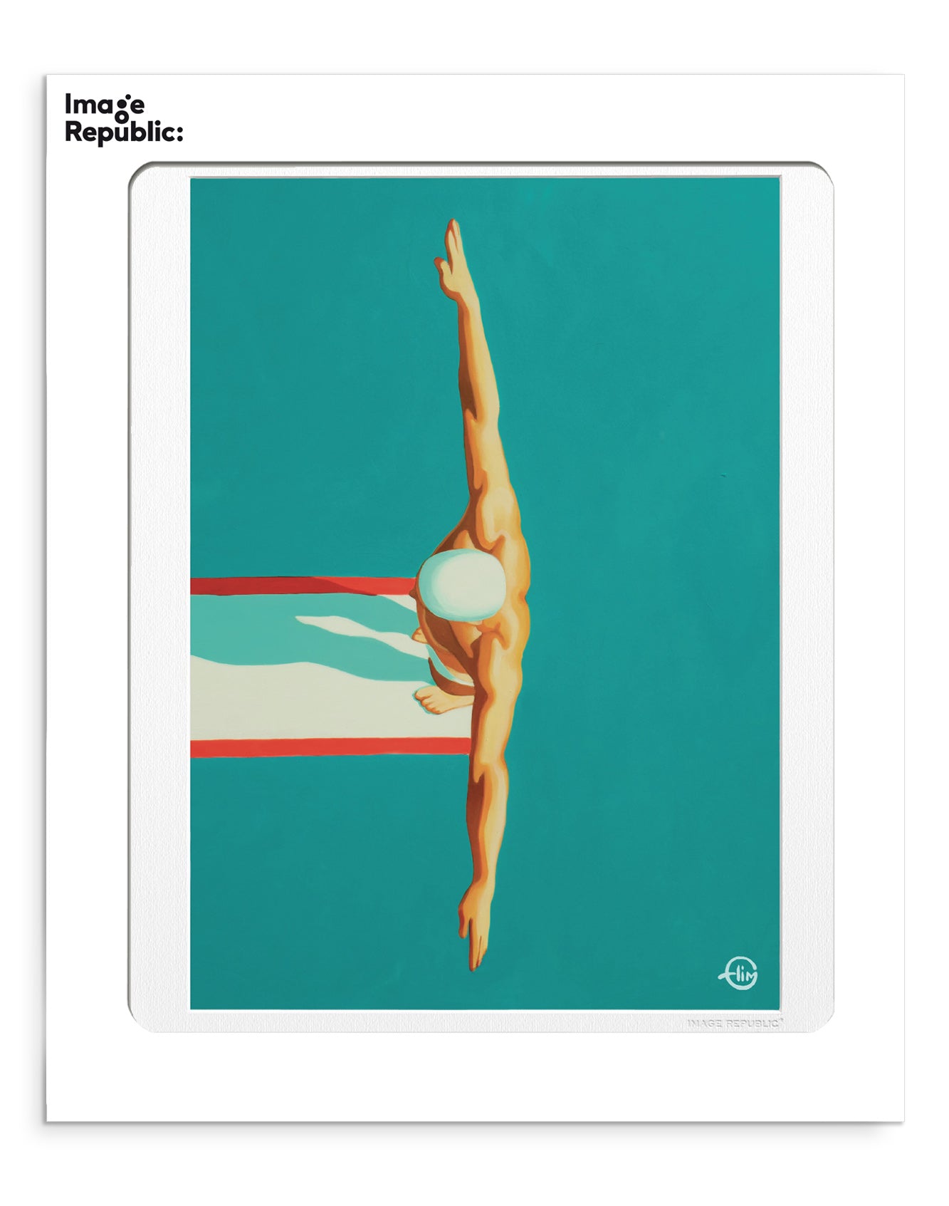 Art print: Emilie Arnoux - Plongeur 2