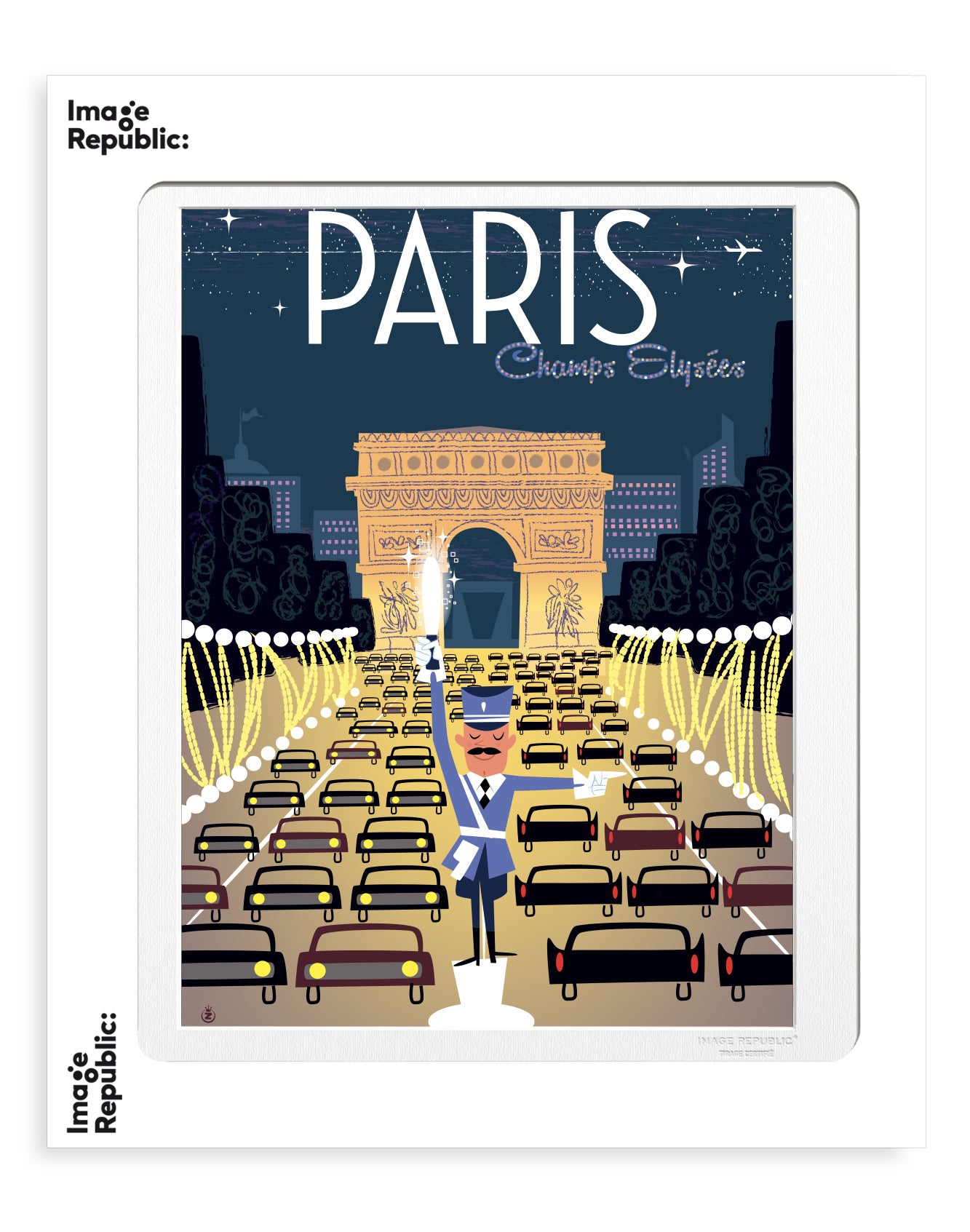 Art print: Monsieur Z - Champs Elysee