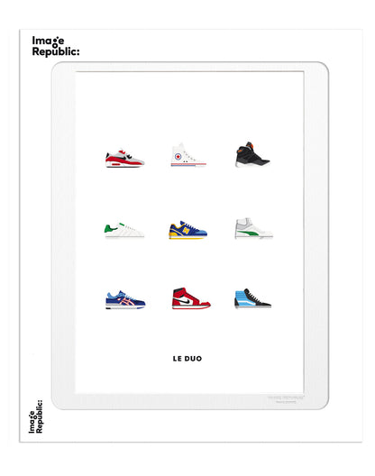 Art print: Le Duo - Sneakers